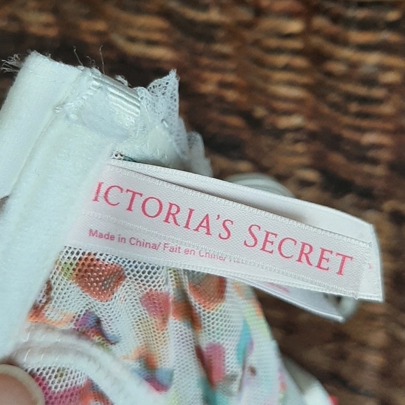 Victoria's Secret 90s Y2K Babydoll Corset 34B Mesh Fairy Bows Coquette Romantic - Picture 5 of 8